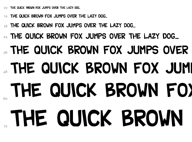 Shark Formal Funnyness font waterfall