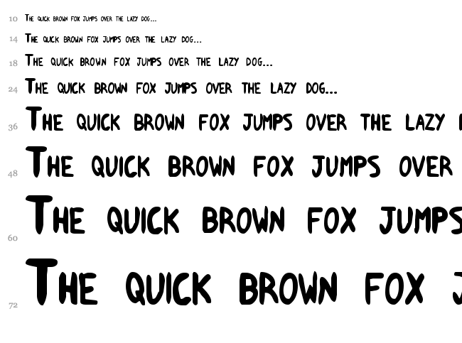 Shark Supah FX font waterfall