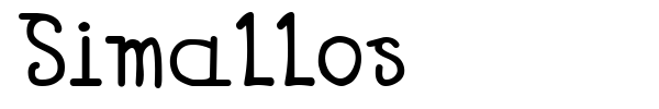 Simallos font