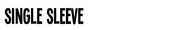 Single Sleeve font