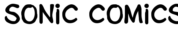 Sonic Comics font