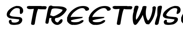 Streetwise Buddy font