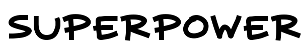 Superpowers font