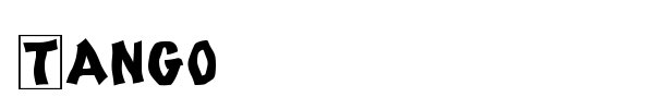 Tango font