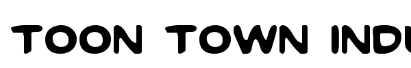 Toon Town Industrial font preview