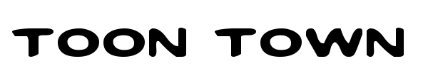 Toon Town Industrial font preview