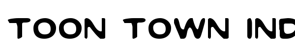 Toon Town Industrial font preview