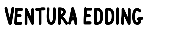 Ventura Edding font