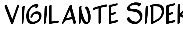 Vigilante Sidekick font preview