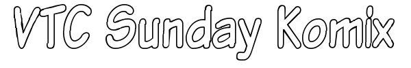 VTC Sunday Komix font
