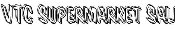 VTC Supermarket Sale font preview