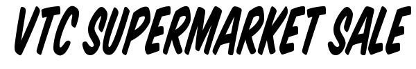 VTC Supermarket Sale font preview