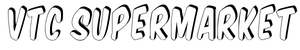 VTC Supermarket Sale font preview