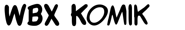 WBX Komik font