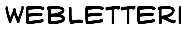 WebLetterer BB font
