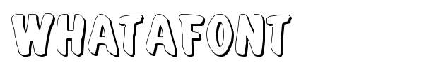 Whatafont font
