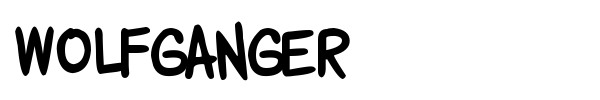 Wolfganger font
