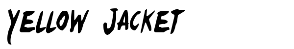 Yellow Jacket font preview