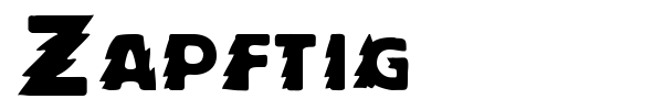 Zapftig font