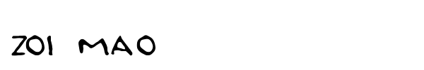 Zoi Mao font