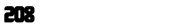 208 font