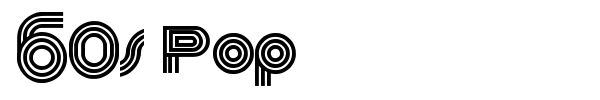 60s Pop font