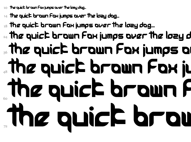 Accessories font waterfall