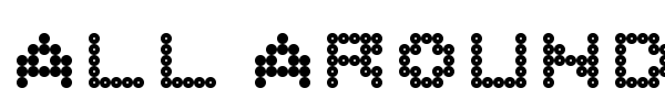 All Around font preview