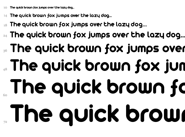 Arista 2.0 font waterfall