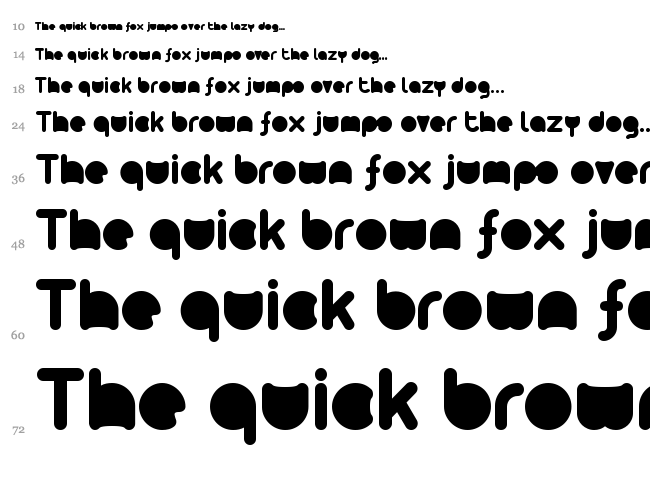 Arista 2.0 font waterfall