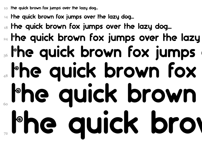 Artifice.rs font waterfall