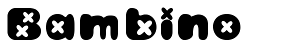 Bambino font