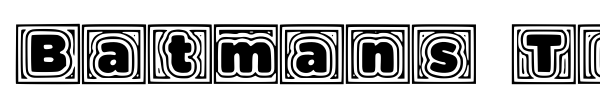 Batmans Trip font preview
