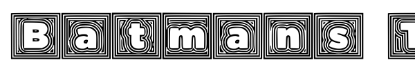 Batmans Trip font preview