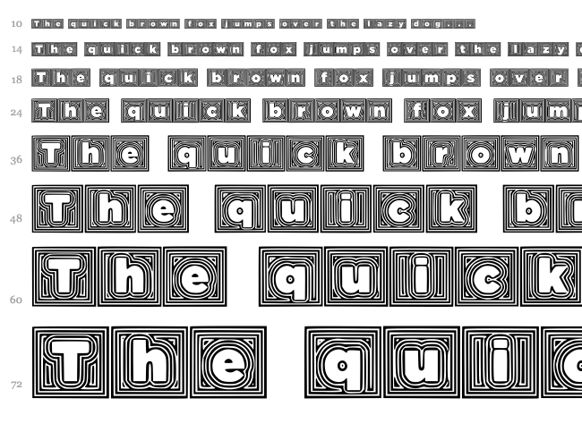 Batmans Trip font waterfall