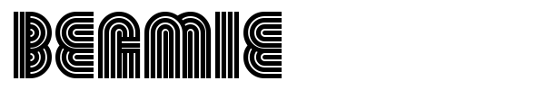 Beamie font