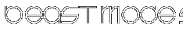 Beast Mode Suite font preview