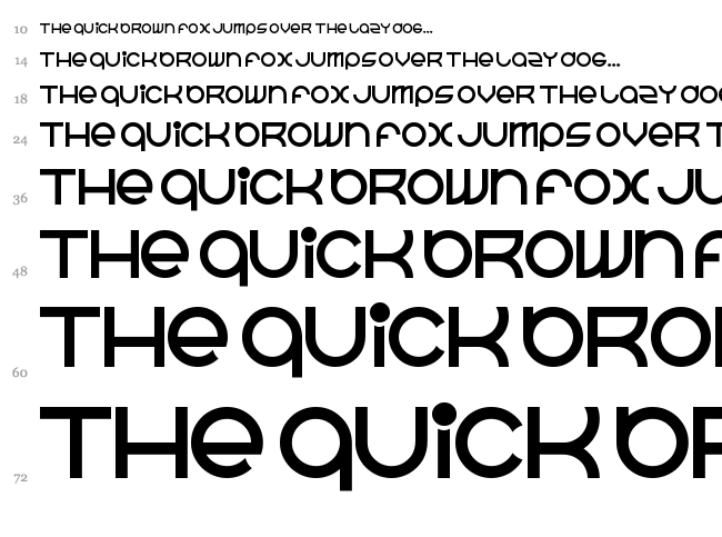 Beast Mode Suite font waterfall