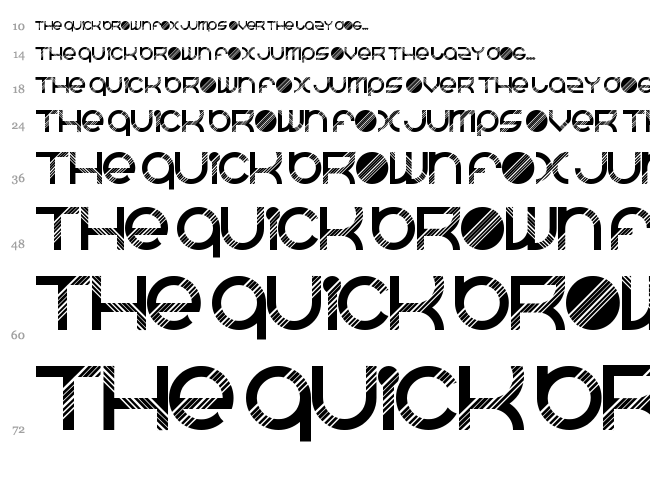 Beast Mode Suite font waterfall