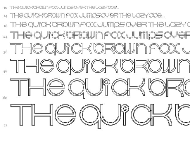 Beast Mode Suite font waterfall