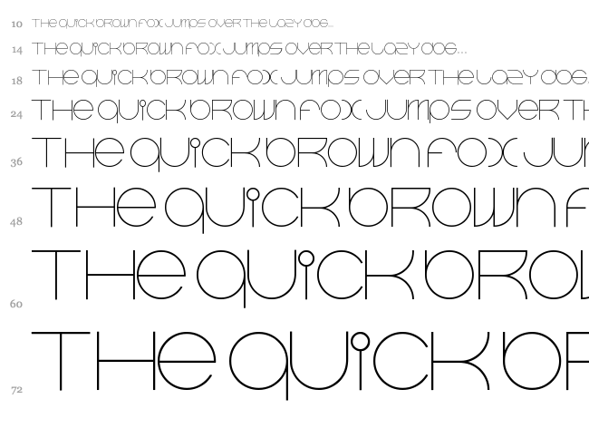 Beast Mode Suite font waterfall