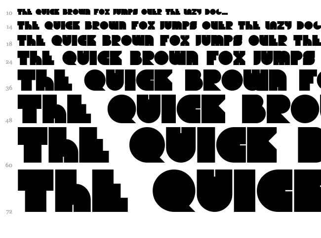 Beyond font waterfall