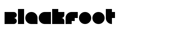 Blackfoot font