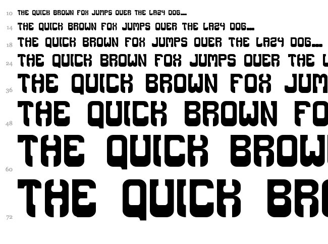 Booze font waterfall