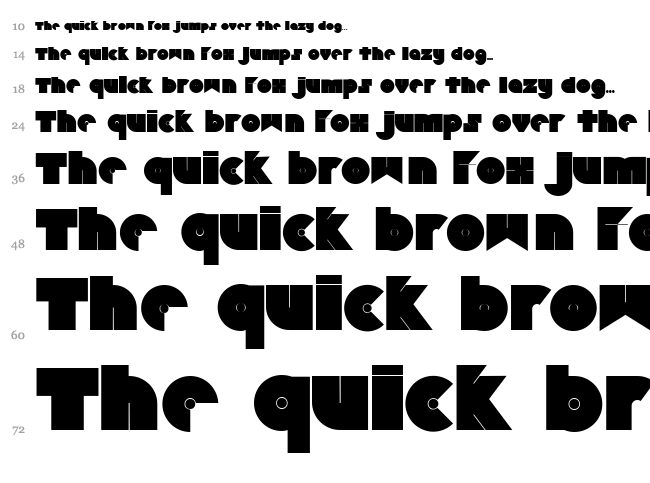 Boredom font waterfall