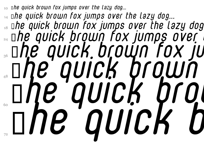 Bubbleboy font waterfall