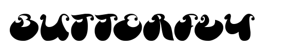 Butterfly font