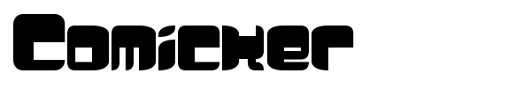 Comicker font