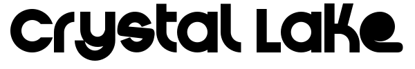 Crystal Lake font