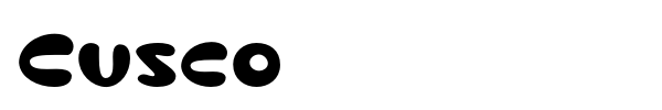 Cusco font